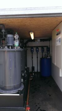 Der patentierte Scheibenstripper ist eine innovative Umwelttechnik zur Entfernung leichtflüchtiger Schadstoffe aus dem Wasser.